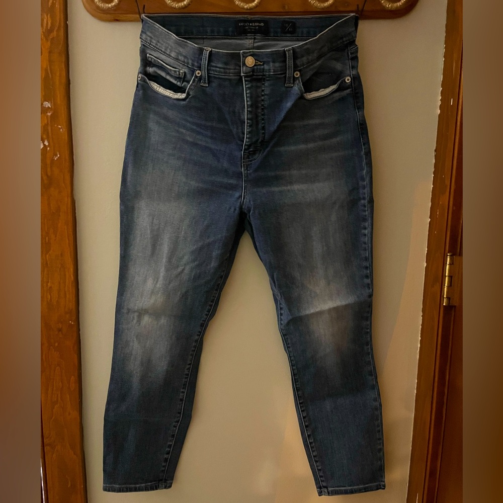 Lucky Brand High Rise Crop Bridgette Jean